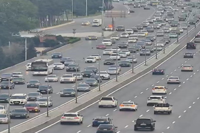 Bakıda bu yollarda tıxac var - SİYAHI 