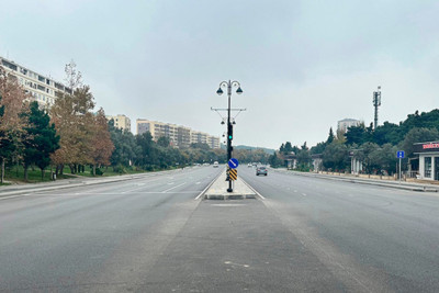 Qəzaların çox olduğu prospektdə yenilik - FOTO