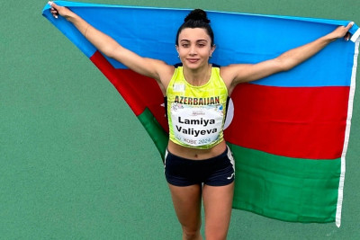 Lamiyə Vəliyeva afrikalı idmançı ilə evləndi 