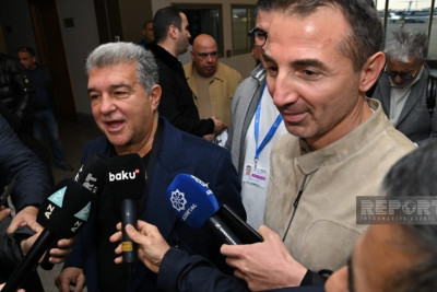 "Barselona"nın prezidenti: "Azərbaycanda olmaqdan məmnunam"