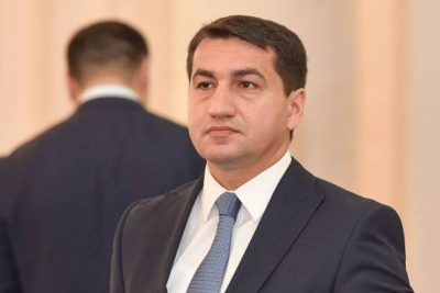 Hikmət Hacıyev Azərbaycanda yeni fəaliyyətə başlayan telekanalla bağlı paylaşım etdi