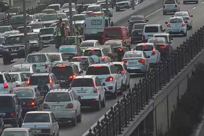 Bakıda tıxaca səbəb olan şəxs HƏBS EDİLDİ