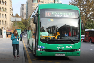 COP29 avtobusları işə düşdü