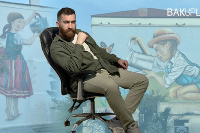 Binalara yeni nəfəs verən qraffiti rəssamı ilə ÖZƏL MÜSAHİBƏ