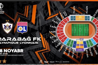 "Qarabağ" - "Lion" görüşü üçün biletlər satışa çıxarıldı - FOTO