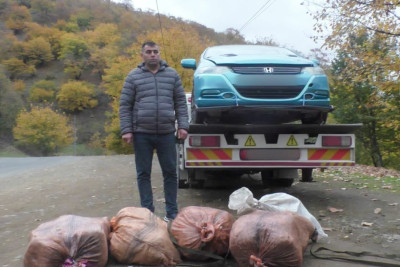 60 kilo narkotiki Bakıya evakuatorla gətirirdi, tutuldu - FOTO