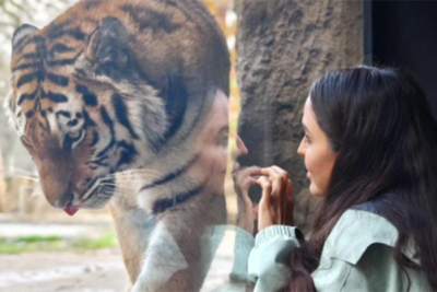 Leyla Əliyeva Bakı zooparkından paylaşım etdi