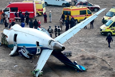 Qəzaya düşən 15 nəfər Azərbaycan vətəndaşı sağ qalıb - RƏSMİ