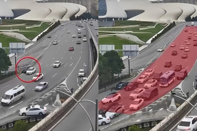 Bakıda baş verən qəzanın ANBAAN GÖRÜNTÜLƏRİ 