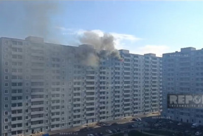 Abşeronda yaşayış binasında yanğın söndürülüb - YENİLƏNİB