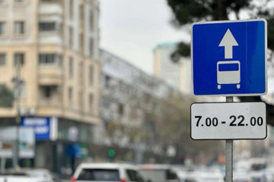 Bakının mərkəzi küçələrinin birində hərəkətin təşkilində dəyişiklik edildi