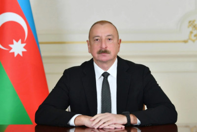Prezident İlham Əliyev təyyarə qəzası ilə bağlı başsağlığı verdi - FOTO