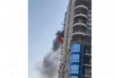 Yeni il ağacındakı işıqlar Yasamalda yanğına səbəb oldu - TƏFƏRRÜAT + YENİLƏNİB