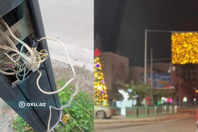 Əmircanda qeyri-adi yeni il sürprizi: Dekor işıqlarını İŞIQFORA qoşdular - VİDEO