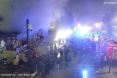 Nəsimidə yanğın olub