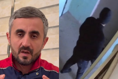 Bloqer Nail Kəmərlinin evinə oğru girmək istədi - ANBAAN GÖRÜNTÜLƏR