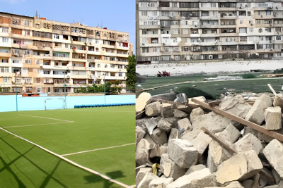 Bakıdakı məşhur stadion SÖKÜLÜR - VİDEO