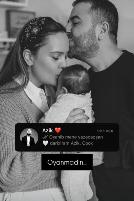 Azər Baxşəliyevin yoldaşı onunla bağlı paylaşım edib