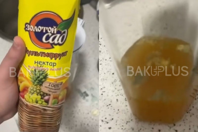 “Zolotoy sad” şirəsi alan vətəndaş iyrənc mənzərə ilə qarşılaşdı – VİDEO