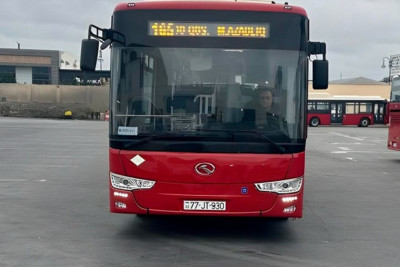 AYNA: Bakıda 165 nömrəli marşrutun avtobusları yenilənir