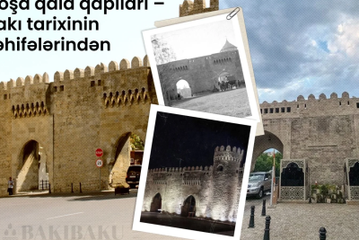 Bakını qoruyan şirlər və öküz – Qoşa qala qapıları   
