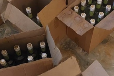 Bakıdakı şadlıq sarayında saxta alkoqollu içkilər aşkarlandı