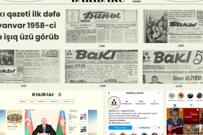  “Bakı” qəzetinin ilk nəşrindən 67 il ötür