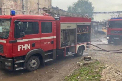 Mərdəkan qəsəbəsində evdə partlayış olub, xəsarət alan var