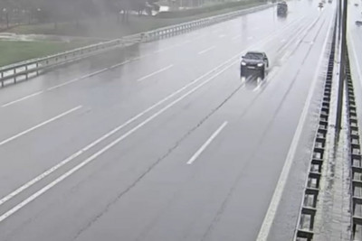 Yağışlı havalarda Bakıdakı qəzaların GÖRÜNTÜLƏRİ - VİDEO