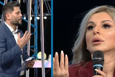 Ata-bala aparıcılar xanım müğənnini sıxışdırdılar - VİDEO 