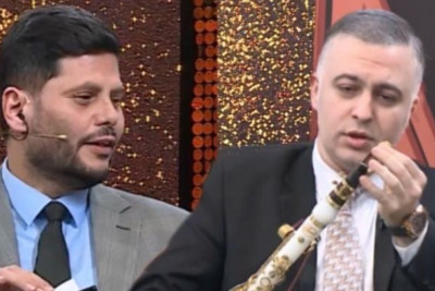 Aparıcı Zaurla klarnet ifaçısı Hüseynin efirdəki davası ssenari imiş - VİDEO 