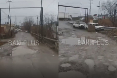 Gölməçəli Binəqədi yolları - Sakinlərdən ŞİKAYƏT + VİDEO