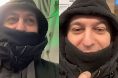 Toya metro ilə getdi