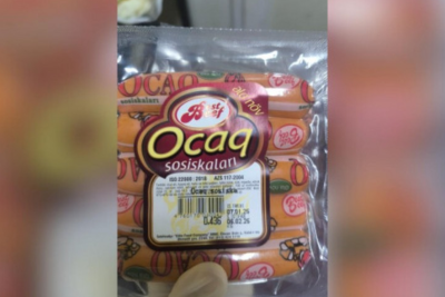 AQTA sosis məhsulunun tərkibində etiketində bəyan edilməyən donuz əti DNT-si aşkarlayıb