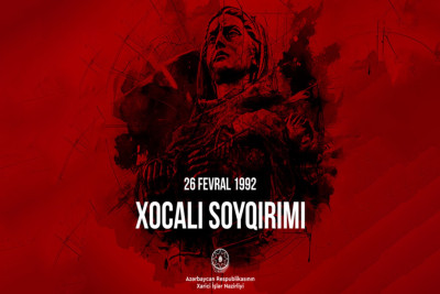 Azərbaycan XİN Xocalı soyqırımının 33-cü ildönümü ilə bağlı bəyanat yayıb