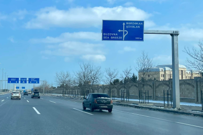 Yol nişanlarındakı Nardaran adı niyə dəyişdirilib? - Foto