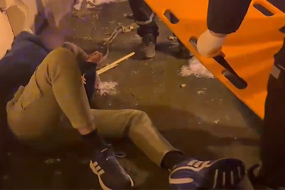 Köməksiz vəziyyətdə qalan vətəndaş xilas edildi - VİDEO 