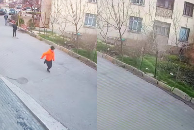 Oğru uşaqların topunu oğurladı - VİDEO