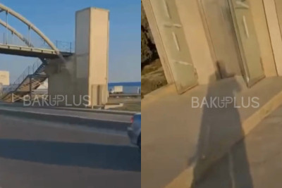 Aşağı Güzdək sakinləri piyada keçidindəki liftdən ŞİKAYƏTÇİDİR – VİDEO