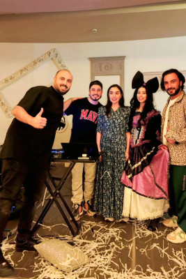 Leyla və Arzu Əliyevalar iftar məclisində - FOTO