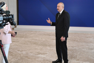 Prezident İlham Əliyev “Euronews” televiziyasına müsahibə verib