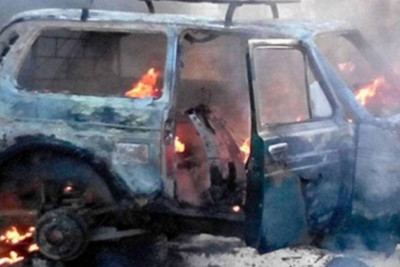 Bakıda “NİVA” yandı – ANBAAN VİDEO