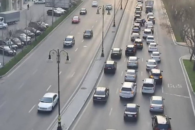 Bakıda yenə tıxac var - SİYAHI