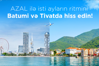 AZAL iki kurort şəhərinə uçuşlara başlayır