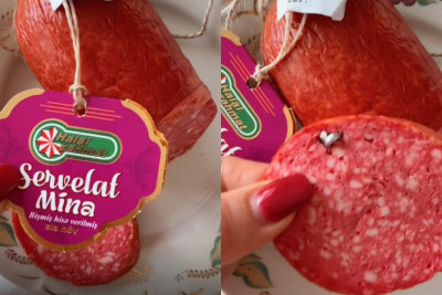 Daha bir kolbasadan dəmir parçası çıxdı - “Kolbasalar necə iyrənc…” + VİDEO