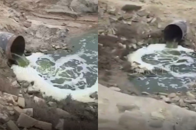 Çirkab sular Masazır gölünə axıdılır - Sakinlər şikayətçidir + VİDEO 