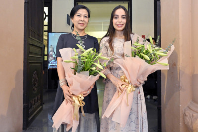 Leyla Əliyeva Vyetnam Kommunist Partiyası Mərkəzi Komitəsinin Baş katibinin xanımı ilə görüşüb