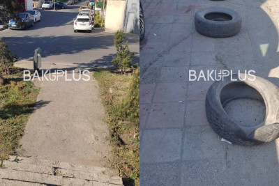 Rəsmi qurumların “görmədiyi” küçənin sakinlərinin FƏRYADI - FOTO 