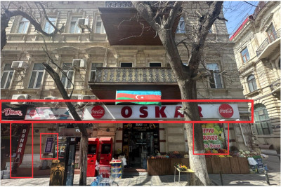 Bakıda abidələrin fasadlarındakı qanunsuz reklam lövhələri sökülüb 