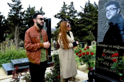 Rəhim Rəhimlinin məzarı üstündə klip çəkdirdilər, tənqid olundular - VİDEO